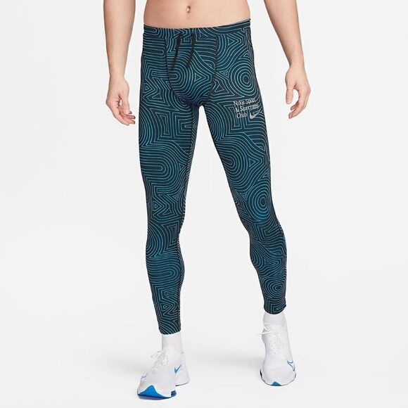 Nike Sport Sanctuary Club Dri-Fit Running Tights Pants Men's L FB9034-406 Black - Picture 1 of 11